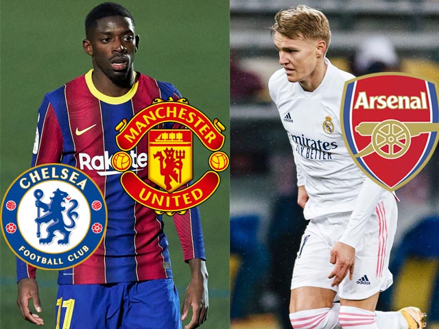 Chelsea đua MU giành đồng đội của Messi, Arsenal 'cuỗm' tiền vệ Odegaard (Clip 1 phút Bóng đá 24H)