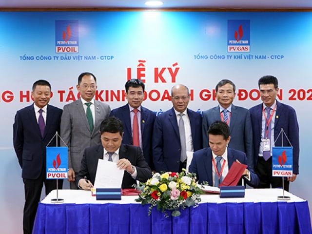 PV GAS và PVOIL ký kết Hợp đồng hợp tác kinh doanh giai đoạn 2021-2025