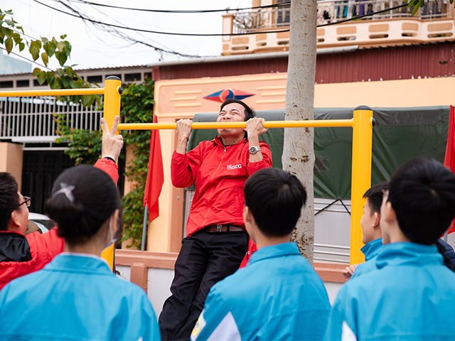 Sân thể thao cộng đồng SCG thúc đẩy phong trào thể dục, thể thao tại tỉnh Quảng Bình