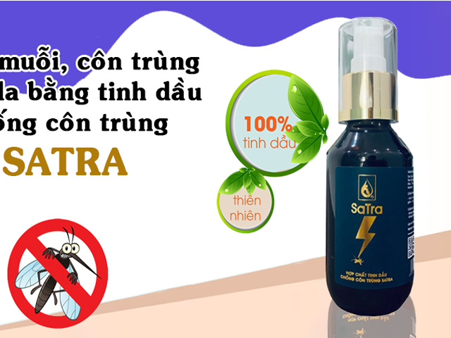 Mua tinh dầu chống côn trùng Satra ở đâu?