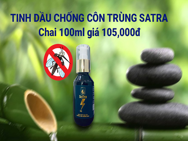 Tinh dầu chống côn trùng SaTra giá bao nhiêu?