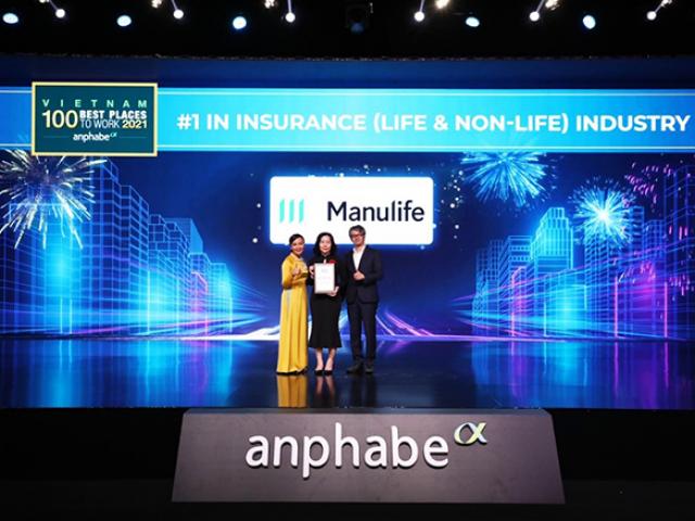 Manulife Việt Nam dẫn đầu danh sách 'Nơi làm việc tốt nhất' trong ngành bảo hiểm nhờ đón nhận văn hóa chuyển đổi