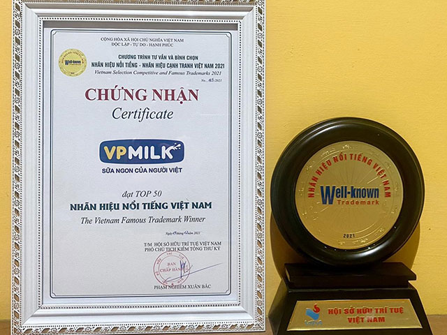 Cơ hội trong thách thức, VPMilk giữ vững thành tích Nhãn hiệu nổi tiếng Việt Nam 2 năm liên tiếp