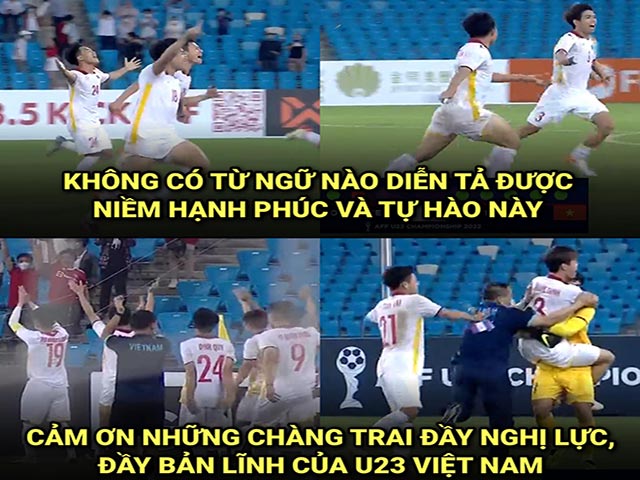 Ảnh chế: CĐV Đông Nam Á "ngả mũ" trước tinh thần thép của U23 Việt Nam