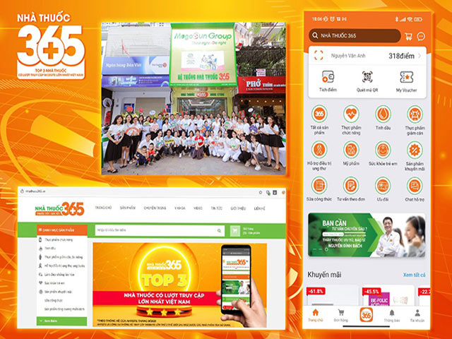 Nhà thuốc 365 phát triển ứng dụng bán hàng, gia tăng quyền lợi và trải nghiệm cho khách hàng