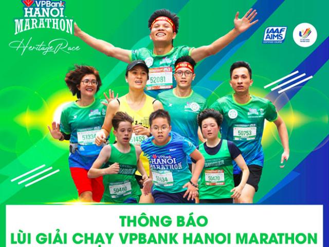 VPBank thông báo lùi giải chạy VPBank Hanoi Marathon – Hành trình Di sản 2021