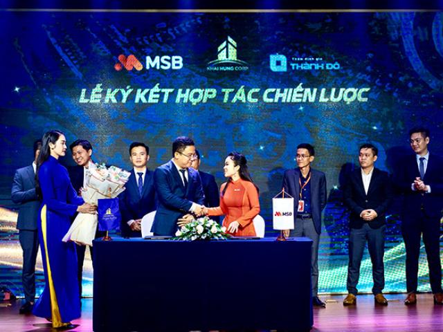 Ngân hàng TMCP Hàng Hải Việt Nam (MSB) và Khải Hưng Corp ký hợp tác chiến lược
