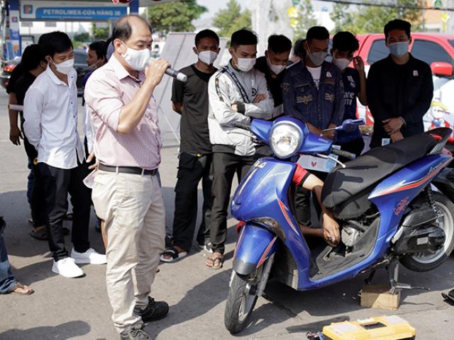NGK tiếp tục chuỗi diễn tập “giải cứu” bugi mùa ngập nước và ATM bugi tại Kiên Giang