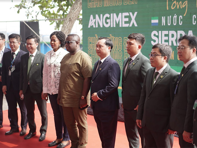 Angimex đón tổng thống Sierra Leone, ký hợp đồng xuất khẩu gạo trị giá tỷ đô sang Tây Phi