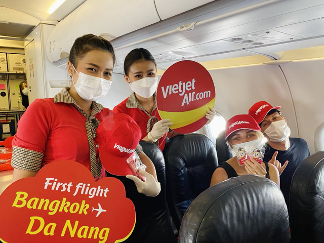 Vietjet khôi phục đường bay giữa Đà Nẵng và Thái Lan, đón đầu phục hồi du lịch quốc tế khu vực