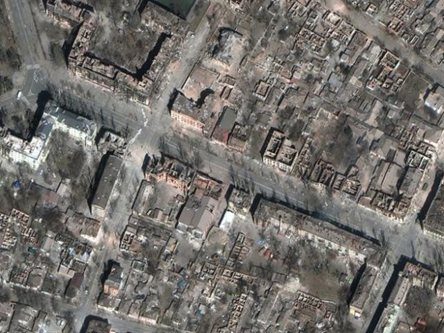 Ảnh vệ tinh hé lộ cảnh tan hoang ở thành phố Mariupol