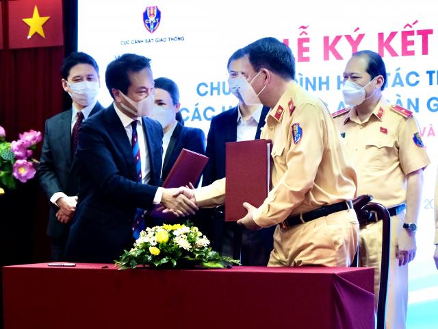 Honda Việt Nam và Cục Cảnh sát giao thông hợp tác triển khai các hoạt động về ATGT giai đoạn 2022 - 2024