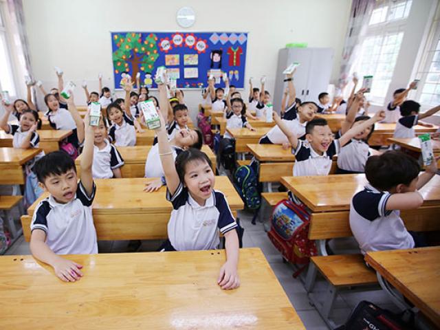 Hơn 91% trẻ mẫu giáo, học sinh tiểu học Hà Nội được thụ hưởng Sữa học đường