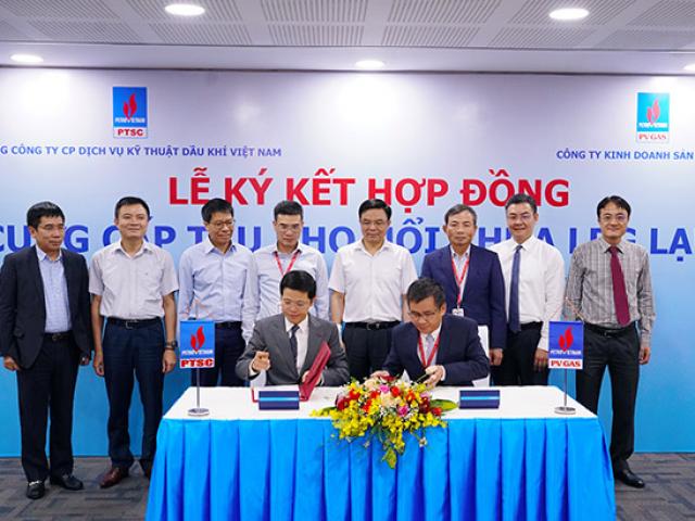 PV GAS và PTSC ký kết hợp đồng cung cấp tàu kho nổi chứa LPG lạnh tại khu vực phía Bắc