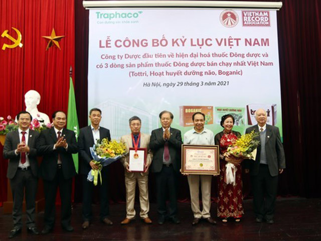 Bổ gan Boganic - Traphaco xác lập kỷ lục Việt Nam