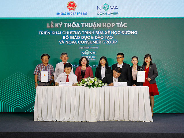 Nova Consumer Group mang Bữa xế học đường tới 5000 học sinh tiểu học