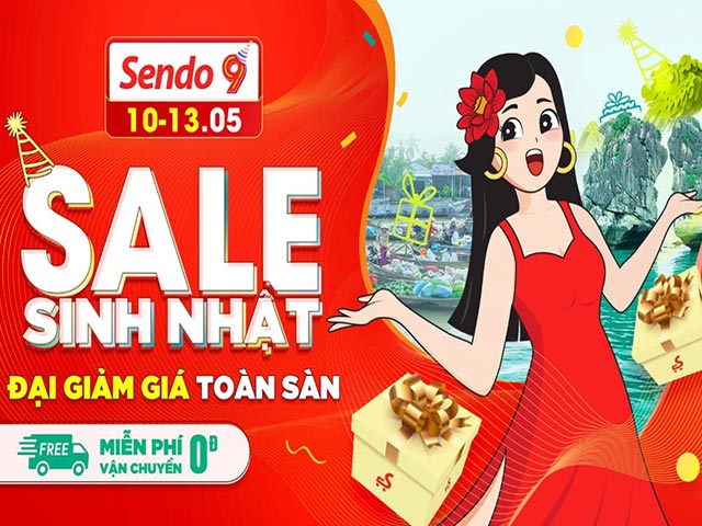 Mừng sinh nhật, Sendo tri ân khách hàng bằng hàng loạt ưu đãi lớn