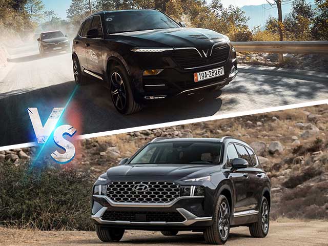 VinFast Lux SA2.0 vs Hyundai SantaFe: Bạn sẽ chọn xế Hàn hay Việt khi "vác" hơn 1 tỷ đi mua xe?