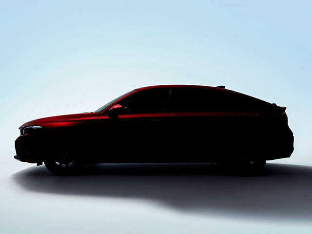Civic bản Hatchback thế hệ mới được Honda nhá hình ảnh đầu tiên