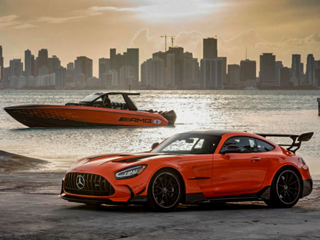 Ngắm siêu tàu cao tốc lấy cảm hứng từ mẫu xe Mercedes-AMG GT Black Series