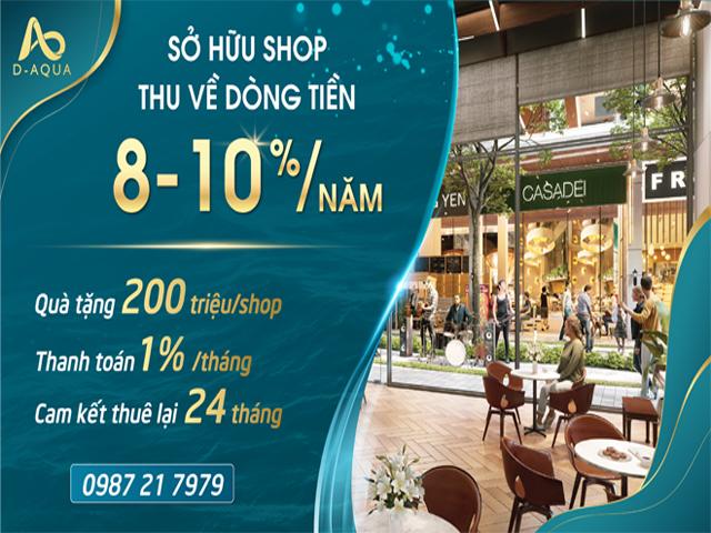 DHA Corporation tung gói quà tặng 200 triệu cho shop thương mại D-Aqua