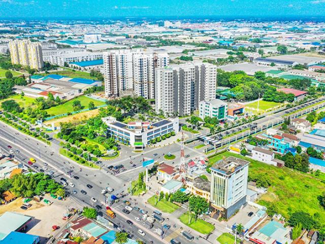 Thuận An giữ vai trò gì trong kế hoạch phấn đấu trở thành thành phố trực thuộc TW của  Bình Dương?