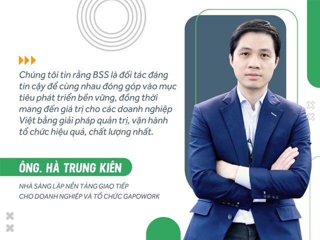 GapoWork và BSS Việt Nam: Màn bắt tay gia tăng lợi ích cho doanh nghiệp