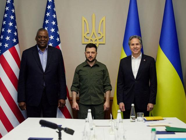 Công bố nội dung cuộc gặp giữa 2 bộ trưởng Mỹ và Tổng thống Ukraine