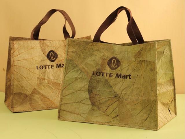 Túi lá sen của LOTTE Mart hứa hẹn tạo nên “cơn sốt” trong cộng đồng sống xanh