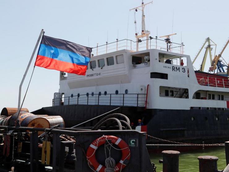 Tàu hàng đầu tiên rời Mariupol kể từ khi Nga kiểm soát thành phố