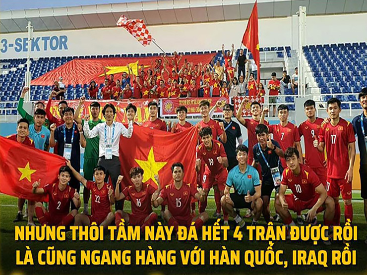 Ảnh chế: U23 Việt Nam theo chân U23 Hàn Quốc "xách vali về nước"