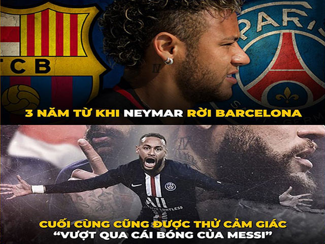 Ảnh chế: Neymar vượt qua 