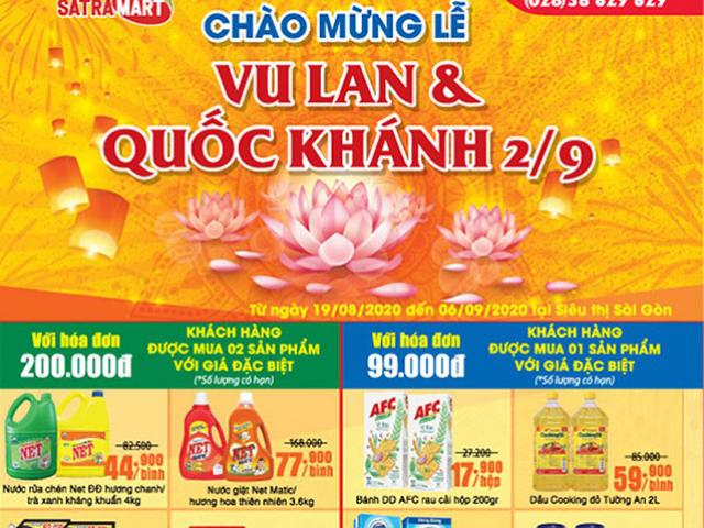 Quốc khánh 2/9: Hệ thống bán lẻ Satra khuyến mãi hấp dẫn từ 5% - 49%