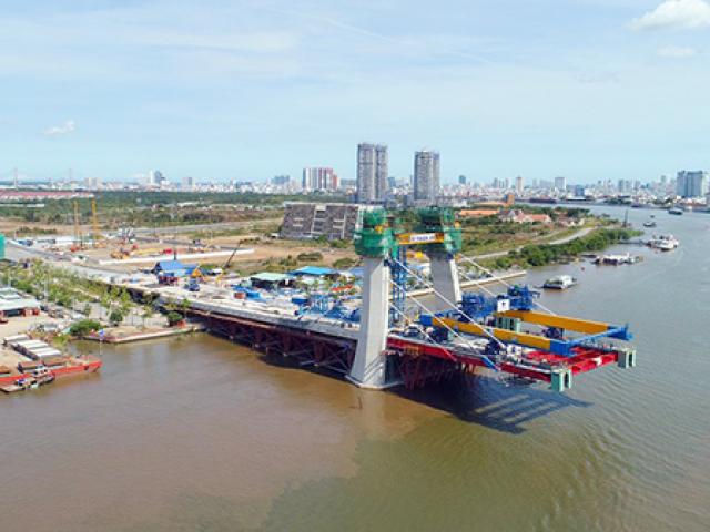 Cầu nghìn tỷ biểu tượng mới của TP.HCM bắc qua sông Sài Gòn khi nào hoàn thành?