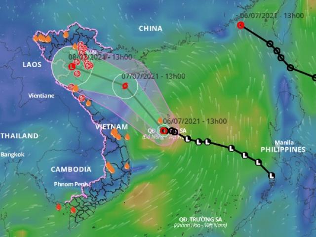 Thông tin mới nhất về áp thấp nhiệt đới “kép” hoạt động trên Biển Đông