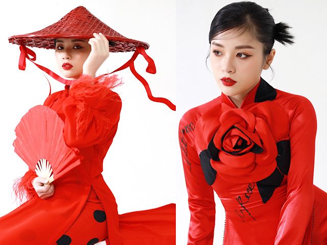 “Công chúa Sao Mai” Nguyễn Thu Hằng đẹp ma mị trong bộ ảnh thời trang áo dài