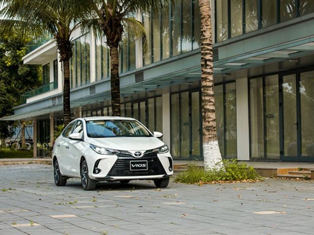 Toyota Vios vững ngôi vương phân khúc B trong tháng 8