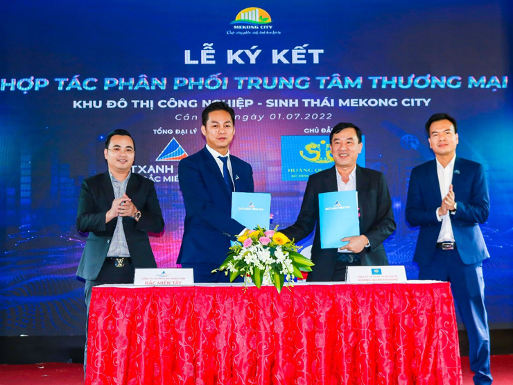 Bắc Miền Tây – Đất Xanh Miền Tây ký kết hợp tác chiến lược và ra quân dự án Khu đô thị Công nghiệp Sinh thái Mekong City (Vĩnh Long)