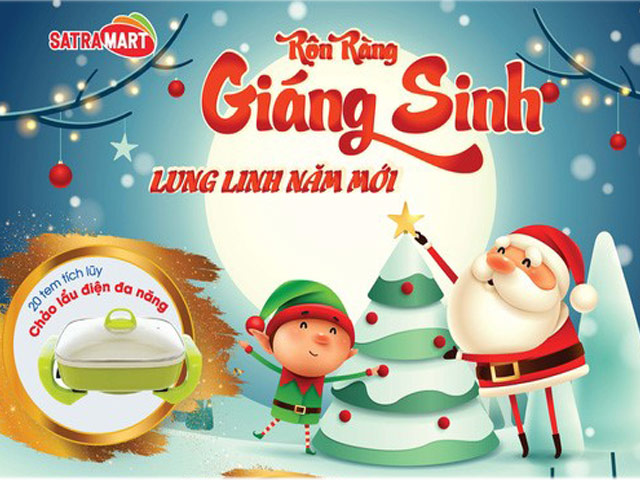 Hệ thống bán lẻ SATRA khuyến mại 'Đón Giáng sinh - Mừng năm mới 2021'