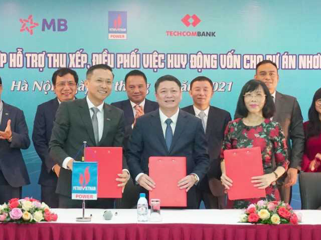 MB và Techcombank đồng hành cùng Tổng Công ty Điện lực Dầu khí Việt Nam thu xếp nguồn vốn cho dự án điện khí LNG