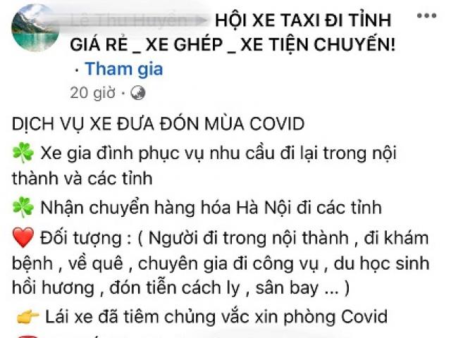 Nở rộ dịch vụ xe ghép “thông chốt” đưa người từ quê lên Hà Nội, chi phí đắt đỏ