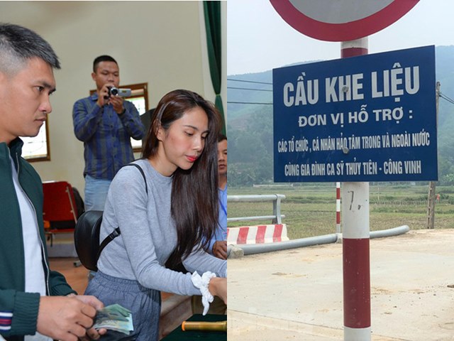 Thủy Tiên xây cầu ở Nghệ An chênh lệch 645 triệu gây tranh cãi dữ dội