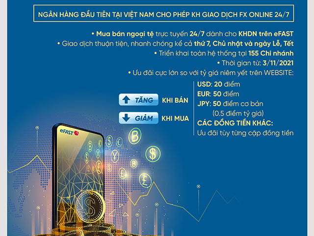 Vietinbank - ngân hàng đi đầu về cung cấp dịch vụ mua - bán ngoại tệ trực tuyến tại Việt Nam