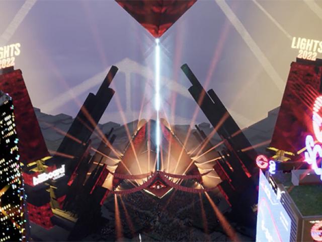 Đột nhập vũ trụ âm nhạc “metaverse” Virtual Countdown Lights 2022 trước giờ G